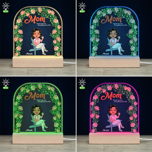 Mom Thank You For Everything You Do- Gift For Mother-Personalized Led Light-Mother's Day Led Light - Led Night Light - GoDuckee