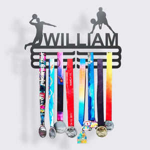 Personalized Medal Holder For Sports Lovers - - GoDuckee